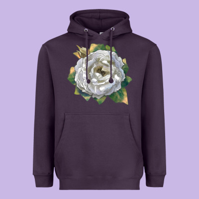 Pillow Fight Rose Heavyweight Hoodie Designed By Lillyallendesigns