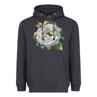Smoke Pillow Fight Rose Heavyweight Hoodie - LillyAllenDesigns