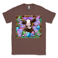 Chestnut easter cow eggs flowers daisys Classic Tee - Artiststas