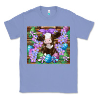 Colony Blue easter cow eggs flowers daisys Classic Tee - Artiststas