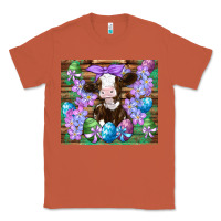 Copper easter cow eggs flowers daisys Classic Tee - Artiststas