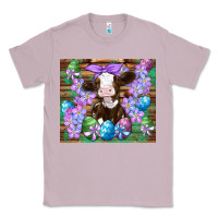 Lilac easter cow eggs flowers daisys Classic Tee - Artiststas