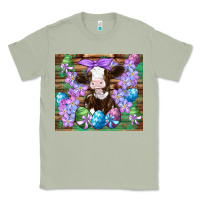 Matcha easter cow eggs flowers daisys Classic Tee - Artiststas