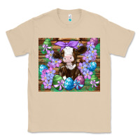Mushroom easter cow eggs flowers daisys Classic Tee - Artiststas