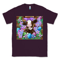 Plum easter cow eggs flowers daisys Classic Tee - Artiststas