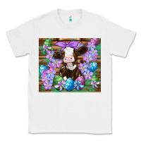 White easter cow eggs flowers daisys Classic Tee - Artiststas