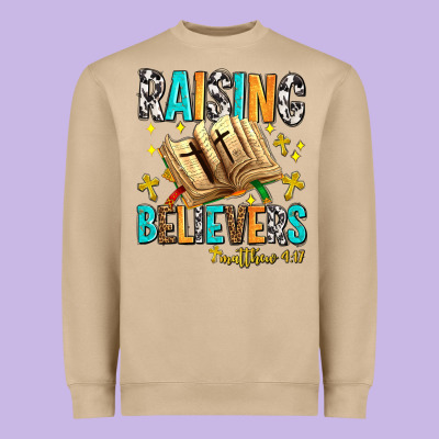 Raising Believers Matthew 4 17 Heavyweight Sweatshirt Designed By Adodesignshop