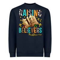 Navy Raising believers matthew 4 17 Heavyweight Sweatshirt - AdoDesignShop