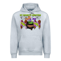 Heather Grey my favorite monsters calls me mom Urban Hoodie - CowGirlArtShop