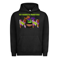 Pigment Black my favorite monsters calls me mom Urban Hoodie - CowGirlArtShop