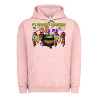 Pigment Salmon my favorite monsters calls me mom Urban Hoodie - CowGirlArtShop