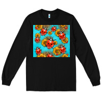 Black Western Sunflowers Ladybug Long Sleeve Tee - LillyAllenDesigns