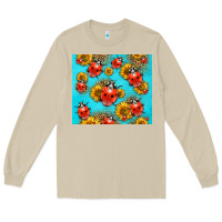 Mushroom Western Sunflowers Ladybug Long Sleeve Tee - LillyAllenDesigns