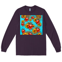 Plum Western Sunflowers Ladybug Long Sleeve Tee - LillyAllenDesigns