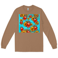 Toasted Coconut Western Sunflowers Ladybug Long Sleeve Tee - LillyAllenDesigns