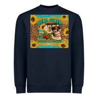 Navy dead tired fueled by coffee Heavyweight Sweatshirt - Artiststas