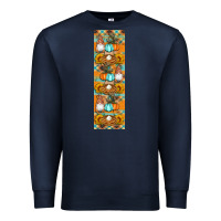 Navy fall gnomes pen wrap Premium Sweatshirt - Artiststas