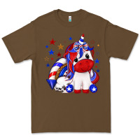 Cacao 4th of july american unicorn Premium Tee - texasbilliewilder