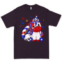Plum 4th of july american unicorn Premium Tee - texasbilliewilder