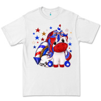 White 4th of july american unicorn Premium Tee - texasbilliewilder