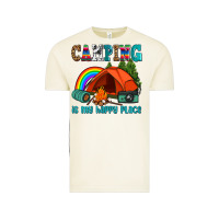 Vintage Arctic camping is my happy  place Vintage Tee - AdoDesignShop