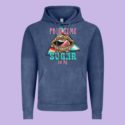 Pour Some Sugar On Me Vintage Hoodie Designed By Jahusdesignshop