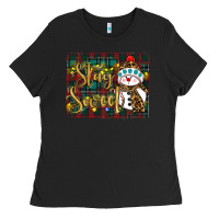 Black christmas stay Ladies Tee - RanaPortraitStore