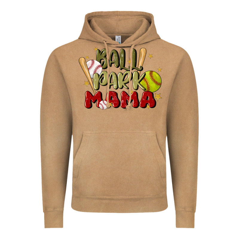 Ballpark Mama Vintage Hoodie by JahusDesignShop | Teevron