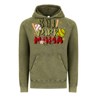 Vintage Olive ballpark mama Vintage Hoodie - JahusDesignShop