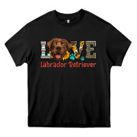 Black love labrador retriever Heavy Core Tee - Artiststas