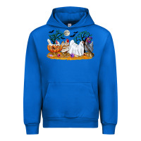 Cobalt halloween chicken Urban Hoodie - CowGirlArtShop