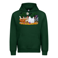 Forest Green halloween chicken Urban Hoodie - CowGirlArtShop