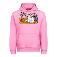 Fuchsia Pink halloween chicken Urban Hoodie - CowGirlArtShop