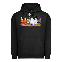 Pigment Black halloween chicken Urban Hoodie - CowGirlArtShop