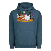 Pigment Midnight Navy halloween chicken Urban Hoodie - CowGirlArtShop