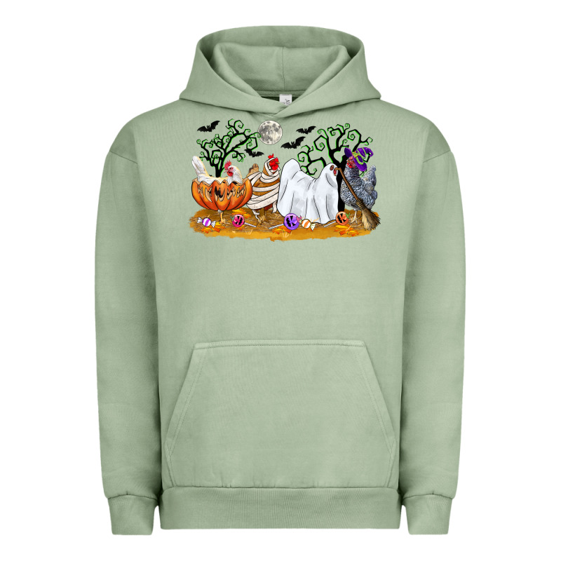 Halloween Chicken Urban Hoodie by CowGirlArtShop | Teevron