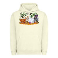 Pigment Pistachio halloween chicken Urban Hoodie - CowGirlArtShop