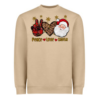Mushroom peace love santa Heavyweight Sweatshirt - JahusDesignShop