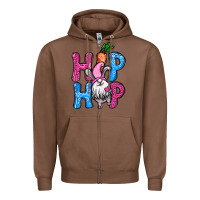 Chestnut Easter hip hop gnome Zipper Hoodie - NancyCooperArtShop