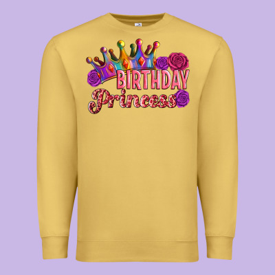 Birthday Princess Premium Sweatshirt Designed By Artiststas