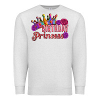 Oatmeal Heather birthday princess Premium Sweatshirt - Artiststas