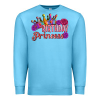 Ocean Blue birthday princess Premium Sweatshirt - Artiststas