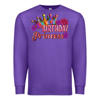 Purple birthday princess Premium Sweatshirt - Artiststas