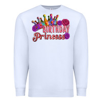White birthday princess Premium Sweatshirt - Artiststas