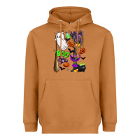 Meerkat cute ghost Heavyweight Hoodie - LillyAllenDesigns