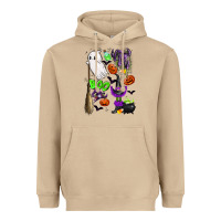 Mushroom cute ghost Heavyweight Hoodie - LillyAllenDesigns