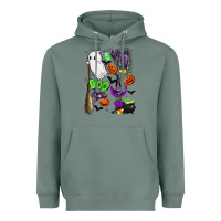 Sage cute ghost Heavyweight Hoodie - LillyAllenDesigns