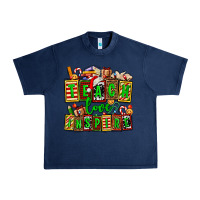 Navy teach love inspire with Christmas and teacher elements Urban Heavy Tee - AdoDesignShop