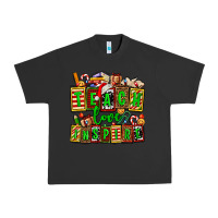 Pigment Black teach love inspire with Christmas and teacher elements Urban Heavy Tee - AdoDesignShop