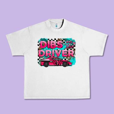 Dibs On The Driver Background Urban Heavy Tee Designed By Adodesignshop